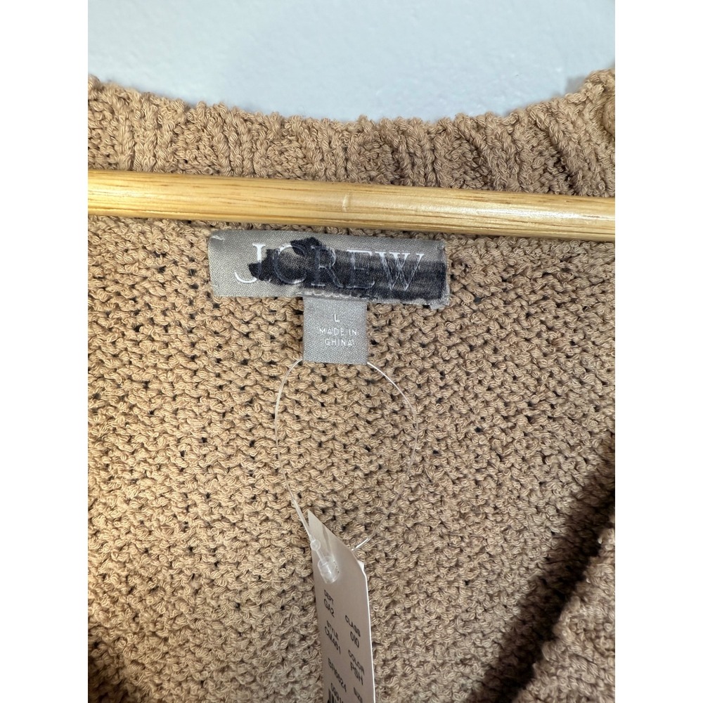 J.crew Marina V-neck cardigan Large Pepple Shore NWT - Picture 6 of 7
